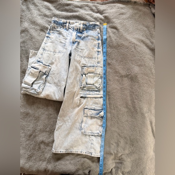 GAP Kids Light Blue Cargo Jeans - Picture 6 of 7